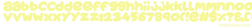 JuicyFruityPlain Font – Yellow Fonts