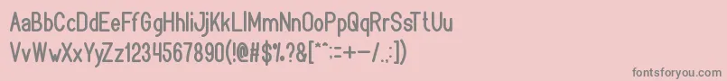 fuente Bookmark – Fuentes Grises Sobre Fondo Rosa