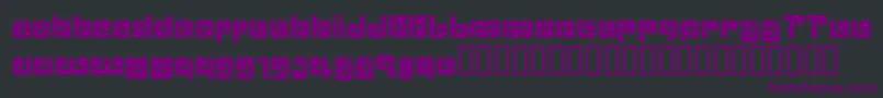 Ballom ffy Font – Purple Fonts on Black Background