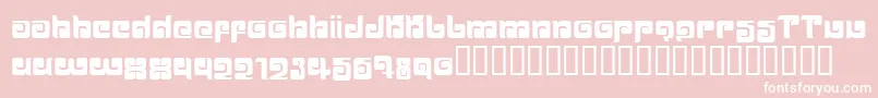 Ballom ffy Font – White Fonts on Pink Background