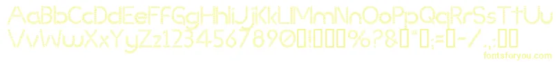 Slinked ffy-Schriftart – Gelbe Schriften