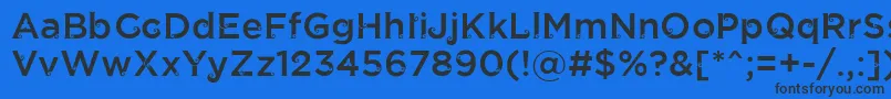 JathilanRegular Font – Black Fonts on Blue Background