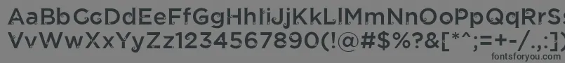 JathilanRegular-Schriftart – Schwarze Schriften auf grauem Hintergrund