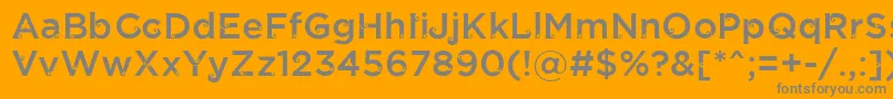 More about JathilanRegular Font JathilanRegular Font – Gray Fonts on Orange Background
