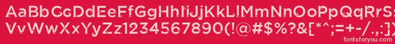 JathilanRegular Font – Pink Fonts on Red Background