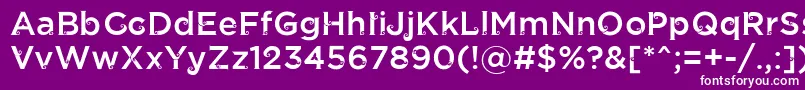 JathilanRegular Font – White Fonts on Purple Background