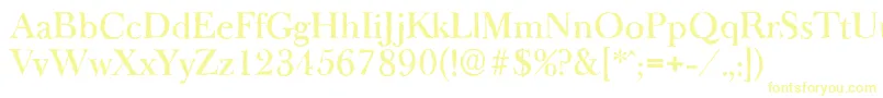 BaskeroldantiqueMediumRegular Font – Yellow Fonts