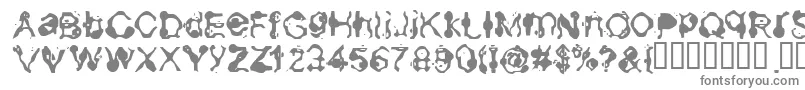 Шрифт Aneurysm – серые шрифты