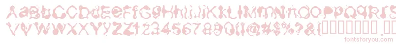 Шрифт Aneurysm – розовые шрифты