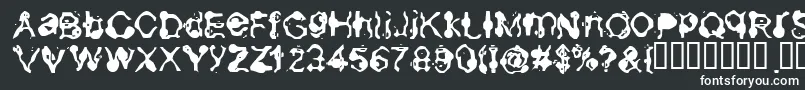 Aneurysm Font – White Fonts