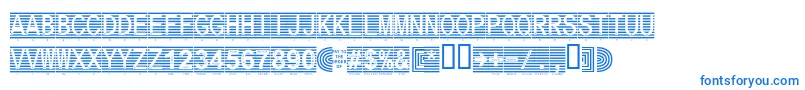 Weitere Informationen zur Secure18a-Schriftart Secure18a-Schriftart – Blaue Schriften