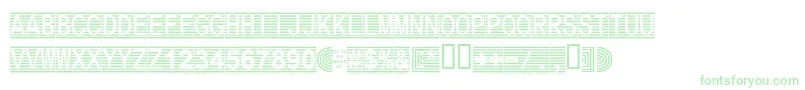 Lisätietoja Secure18a-fontista Secure18a-fontti – vihreät fontit valkoisella taustalla