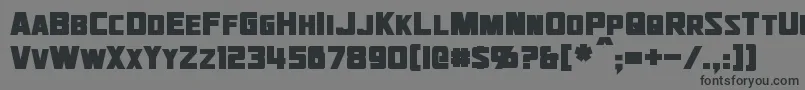 JhiaxusBold Font – Black Fonts on Gray Background