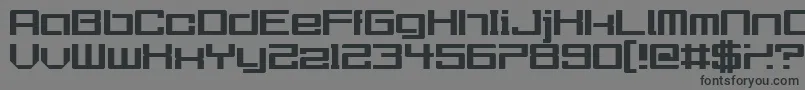 Urgently Font – Black Fonts on Gray Background