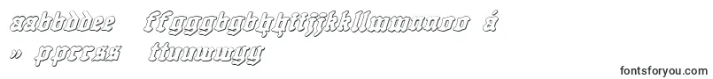 Czcionka QuestKnight3DItalic – czcionki joruba