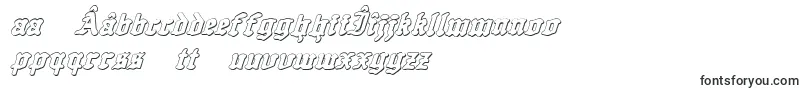 QuestKnight3DItalic-Schriftart – rumänische Schriften