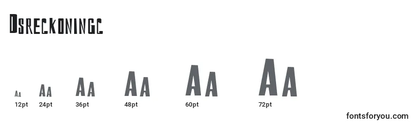 Dsreckoningc Font Sizes