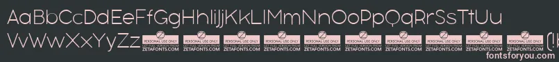 BubbleboddyneueThinTrial Font – Pink Fonts on Black Background