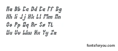 AntiqueRetroItalic-fontti