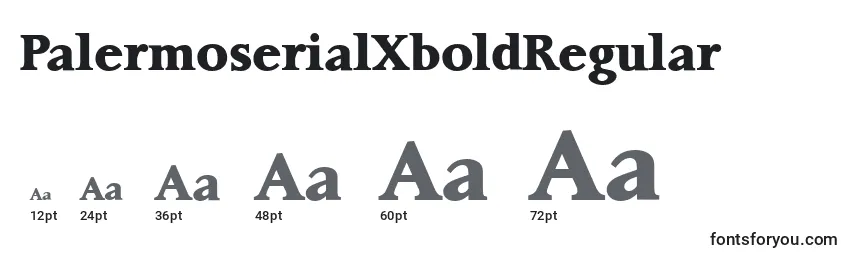 sizes of palermoserialxboldregular font, palermoserialxboldregular sizes