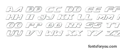 XcelsionShadowItalic-fontti
