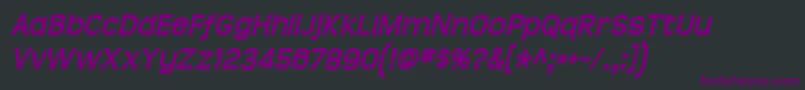 Teenbdit Font – Purple Fonts on Black Background