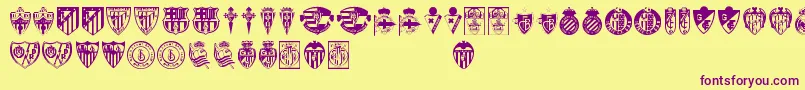 Weitere Informationen zur Lfp-Schriftart Lfp-Schriftart – Violette Schriften auf gelbem Hintergrund