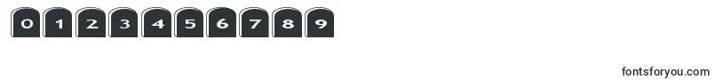 フォントAsgravestones2 – 数字と数値のためのフォント