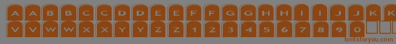 More about Asgravestones2 Font Asgravestones2 Font – Brown Fonts on Gray Background