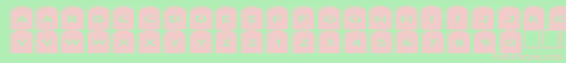 Asgravestones2 Font – Pink Fonts on Green Background