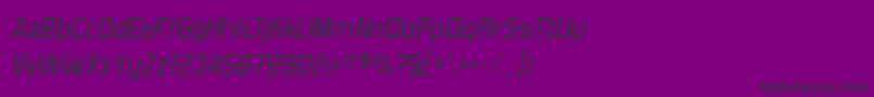 Шрифт Forgotti – чёрные шрифты на фиолетовом фоне
