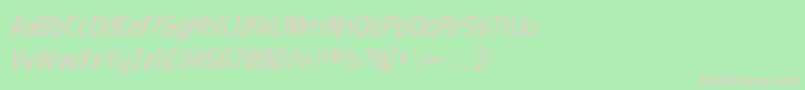 Forgotti Font – Pink Fonts on Green Background