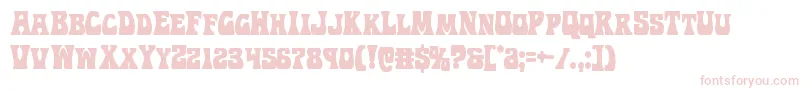 Hippocketcond Font – Pink Fonts on White Background