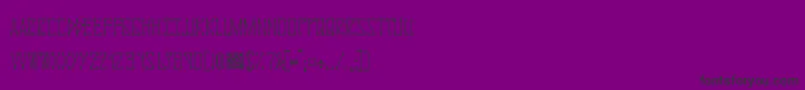 fuente Moleculan – Fuentes Negras Sobre Fondo Morado