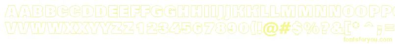 フォントGrotic8 – 黄色のフォント