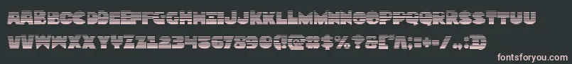 Zounderkitegrad Font – Pink Fonts on Black Background