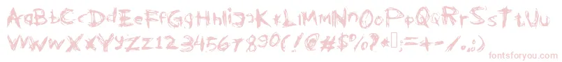 Kleptooperagrunge Font – Pink Fonts