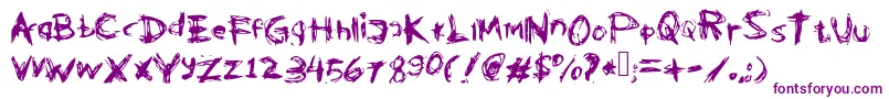 Kleptooperagrunge Font – Purple Fonts