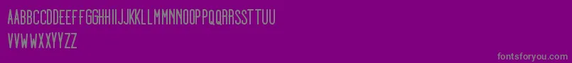 Dooodleistabold-Schriftart – Graue Schriften auf violettem Hintergrund