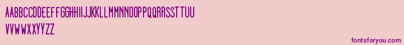 Dooodleistabold Font – Purple Fonts on Pink Background