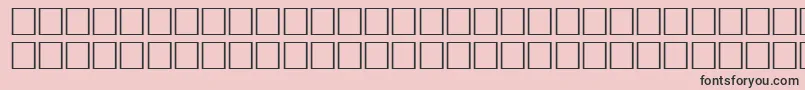 NaughtyRegular Font – Black Fonts on Pink Background