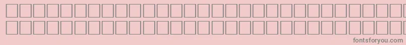 NaughtyRegular-Schriftart – Graue Schriften auf rosa Hintergrund