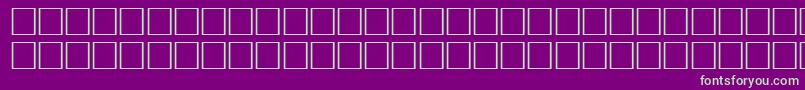 NaughtyRegular-fontti – vihreät fontit violetilla taustalla