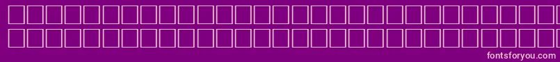 フォントNaughtyRegular – 紫の背景にピンクのフォント