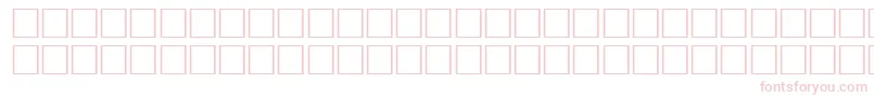 Fonte NaughtyRegular – fontes rosa em um fundo branco