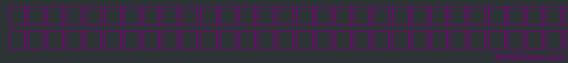 Шрифт NaughtyRegular – фиолетовые шрифты на чёрном фоне