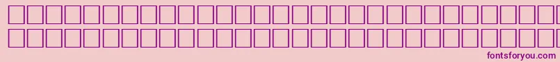 フォントNaughtyRegular – ピンクの背景に紫のフォント