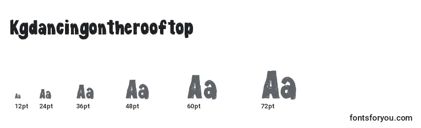 Kgdancingontherooftop Font Sizes