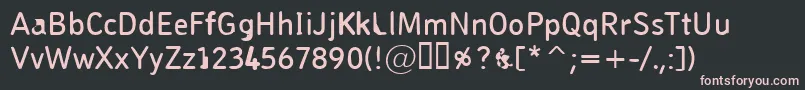 Pungen Font – Pink Fonts on Black Background
