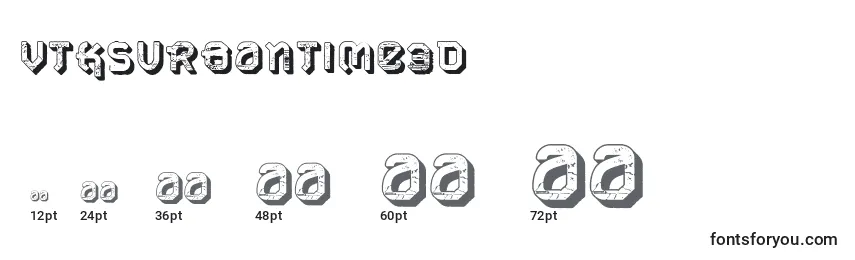 VtksUrbanTime3D Font Sizes